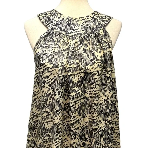 Jenni Kayne Silk Animal PrintMini Dress Women’s Medium - Picture 2 of 11